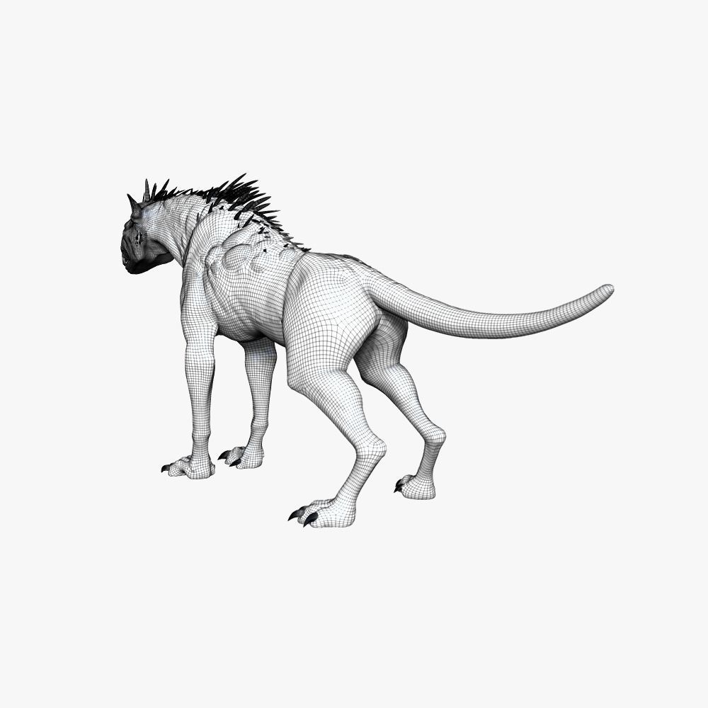 Chupacabra Demon Dog 3D model_18