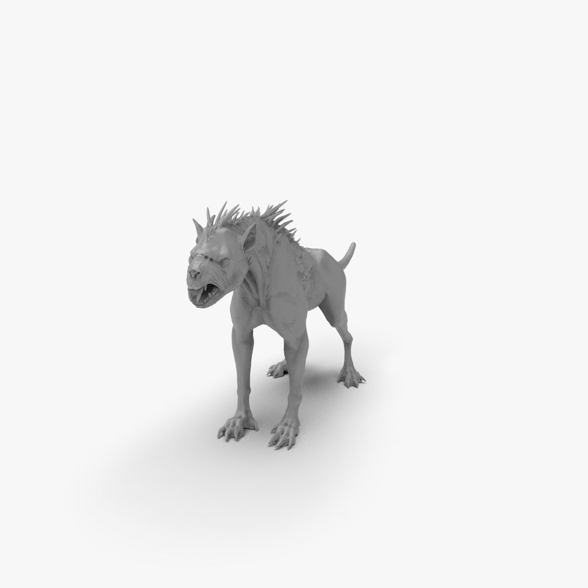 Chupacabra Demon Dog 3D model_6