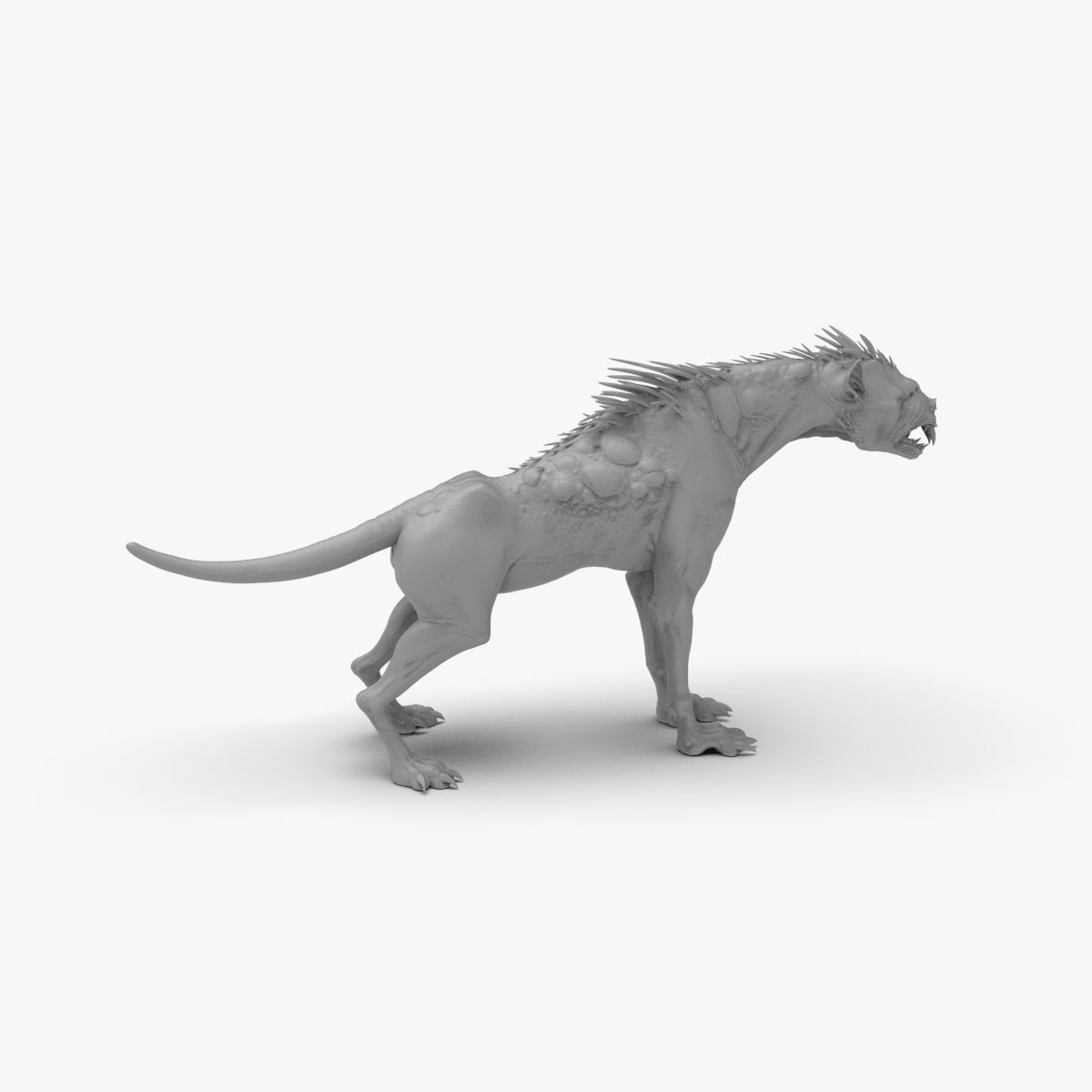 Chupacabra Demon Dog 3D model_14