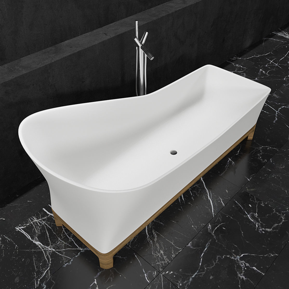 Bath collection 3 modern bathroom with bathtub and wall _9