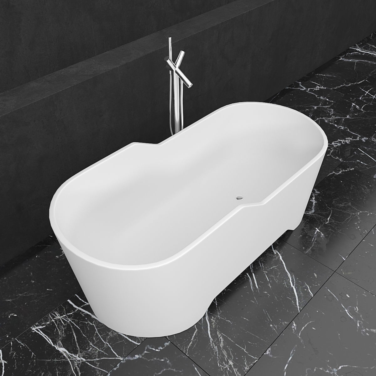 Bath collection 3 modern bathroom with bathtub and wall _13