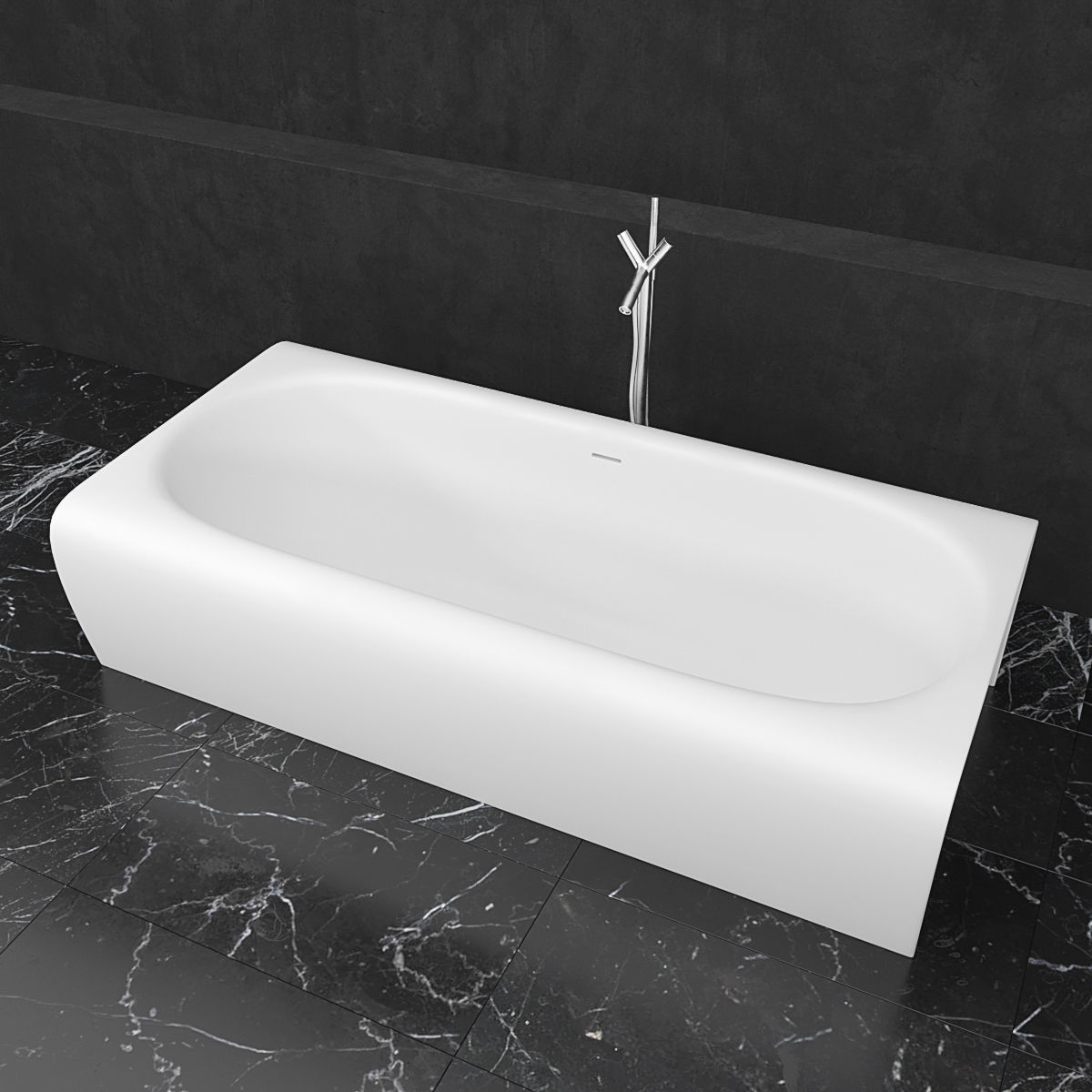 Bath collection 3 modern bathroom with bathtub and wall _4