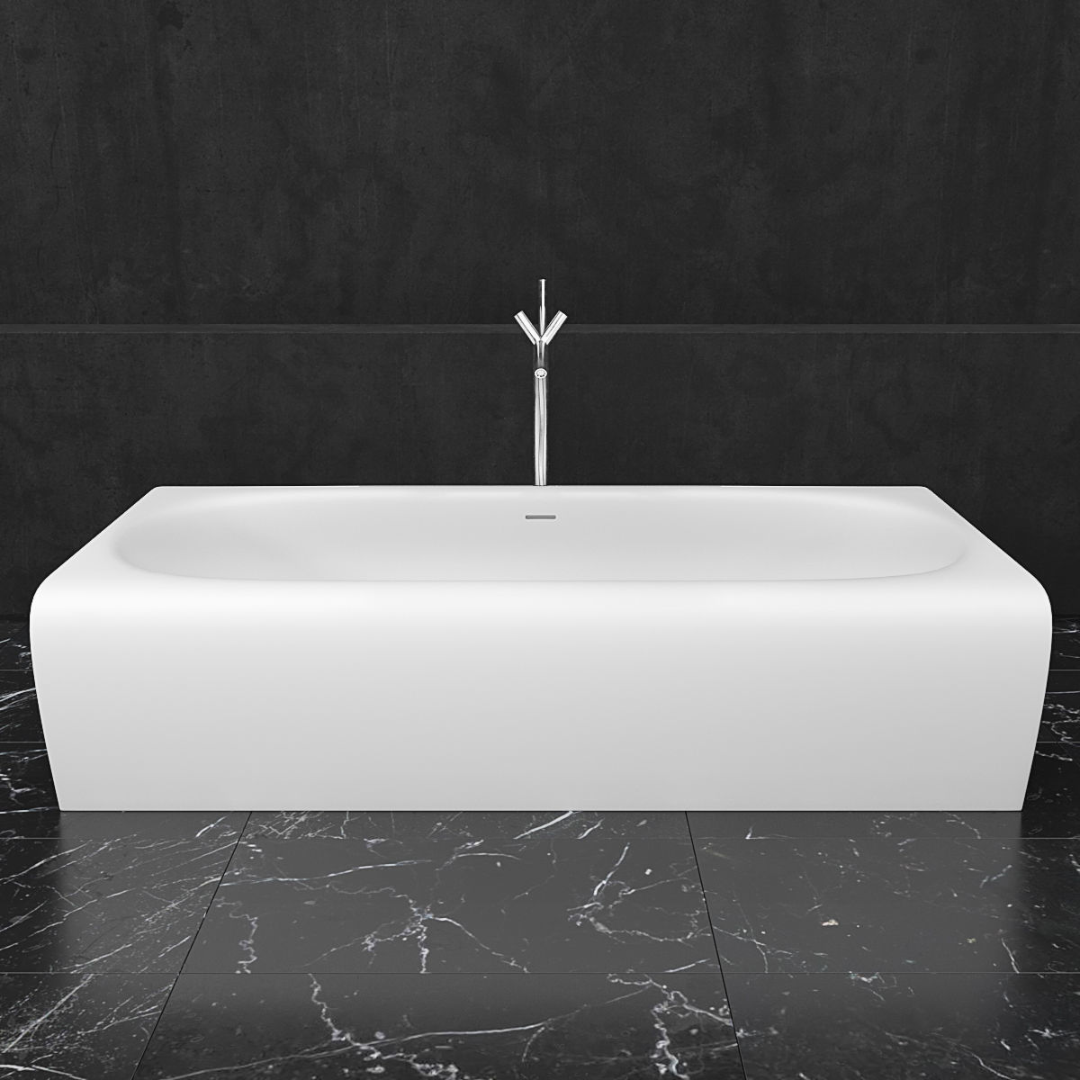 Bath collection 3 modern bathroom with bathtub and wall _2