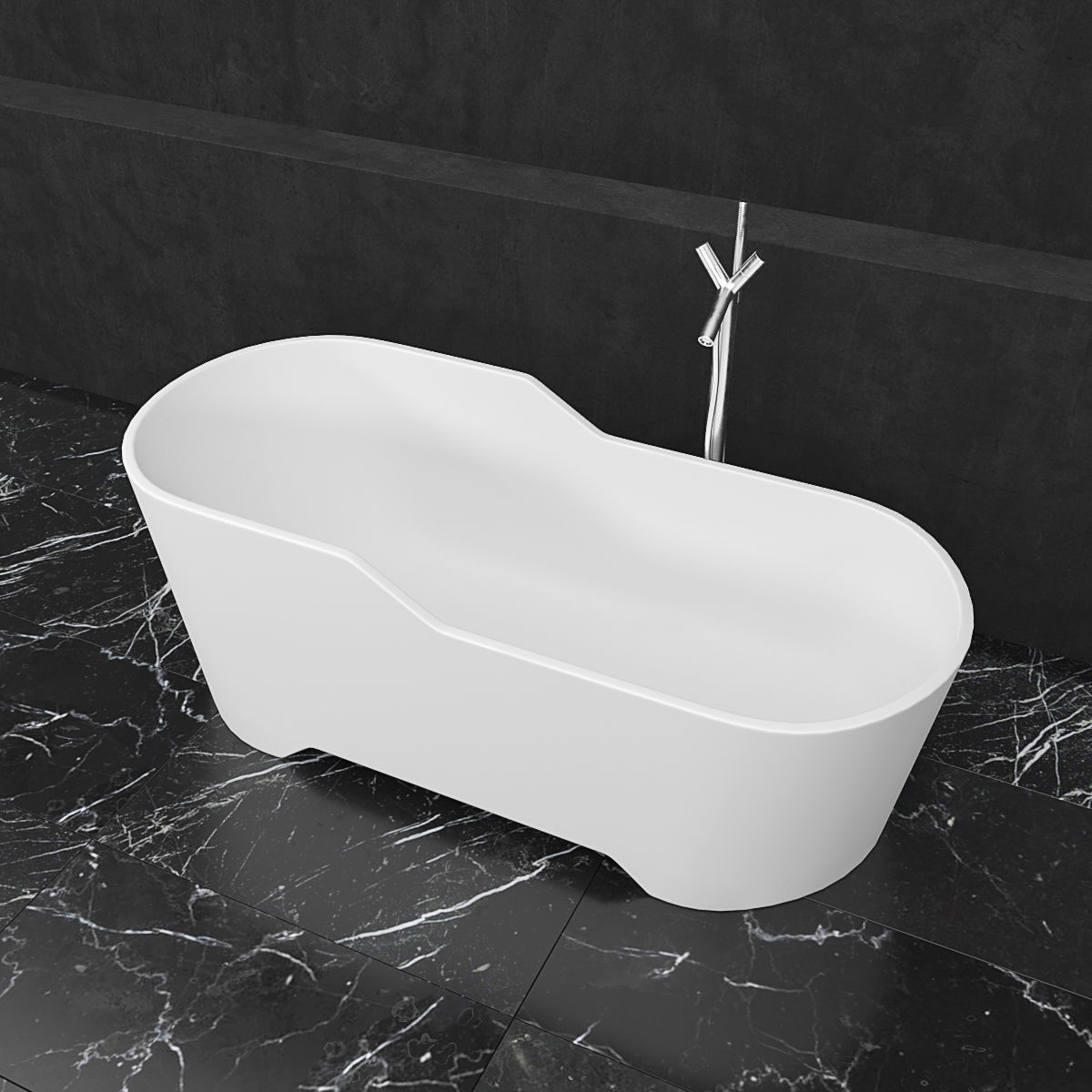 Bath collection 3 modern bathroom with bathtub and wall _14