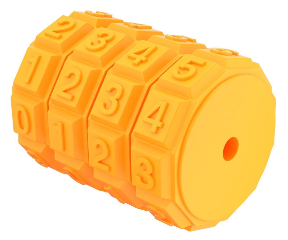 Combination Code Mechanism 3D model | CGTrader