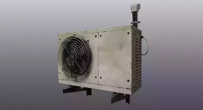 Old air conditioning condenser unit