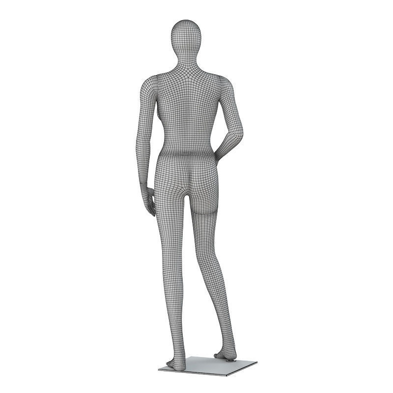 Abstract female mannequin 11 3D model_6
