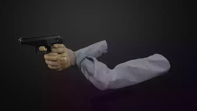 PM-makarov FPS PACK  Low-poly 3D model