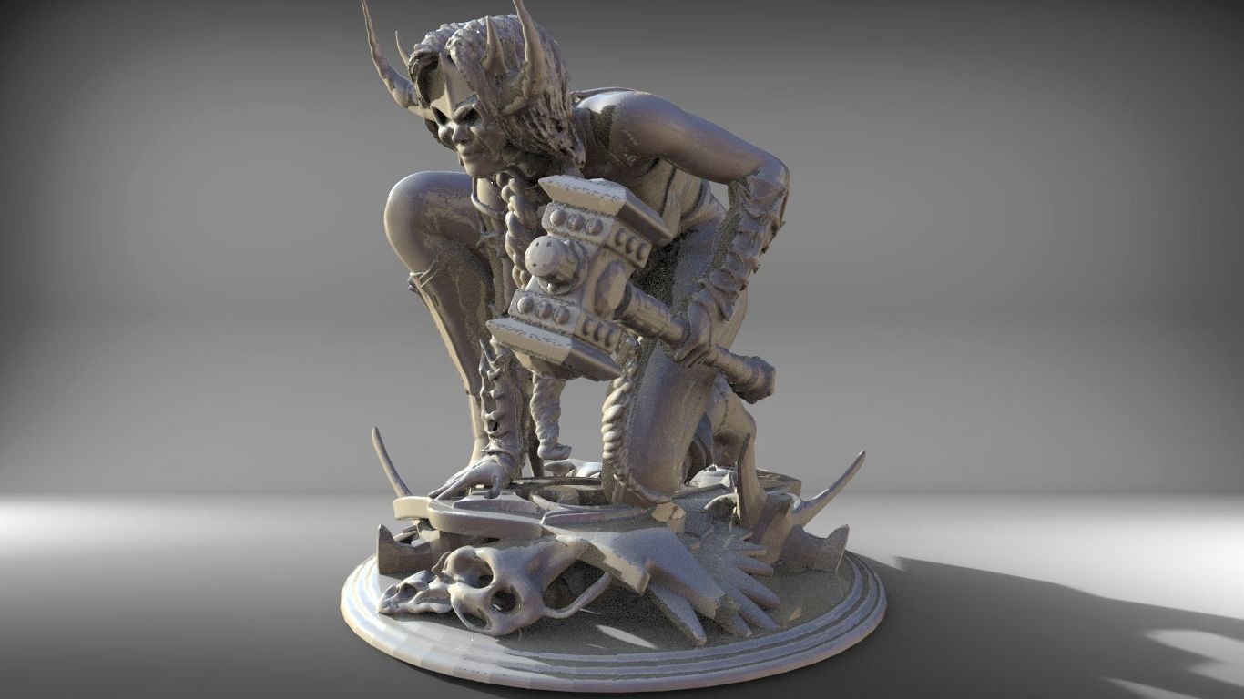 Big hammer 3D print model_6