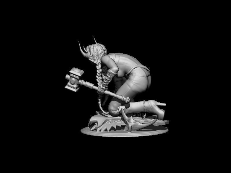 Big hammer 3D print model_0