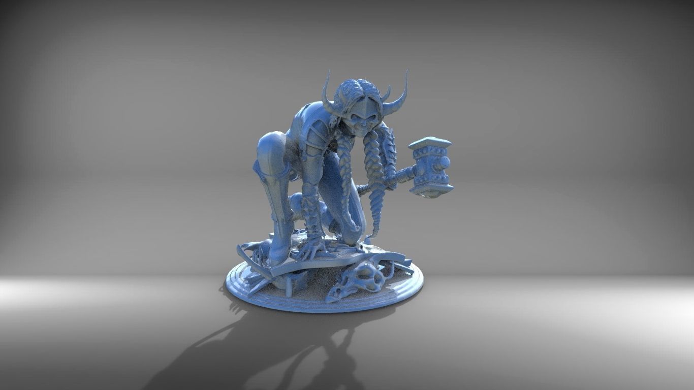 Big hammer 3D print model_7