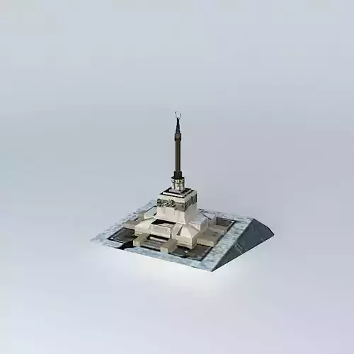 Monument  Immortal Glory to the Founders of Sao Paulo 3D model