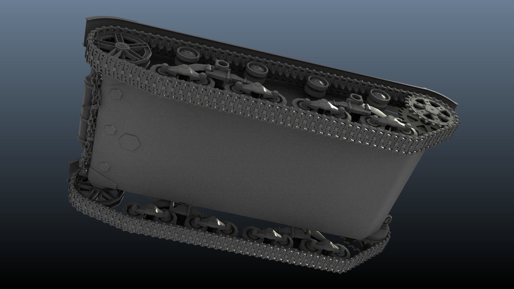 T26 tank with textures 3D model_28