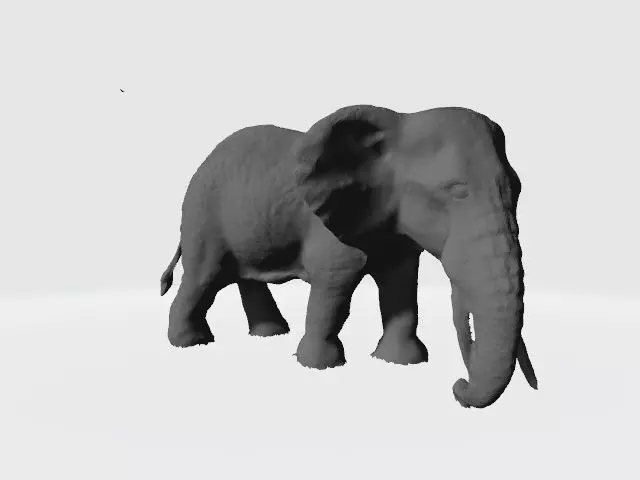 Hi nice elephant for 3d print Free 3D print model_0