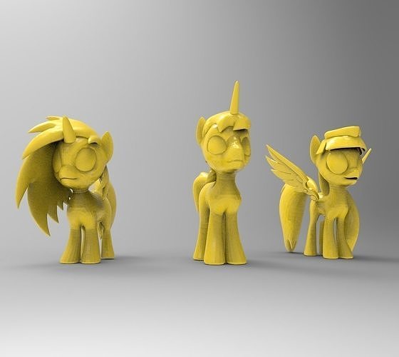 pony for 3D printing 3D print model