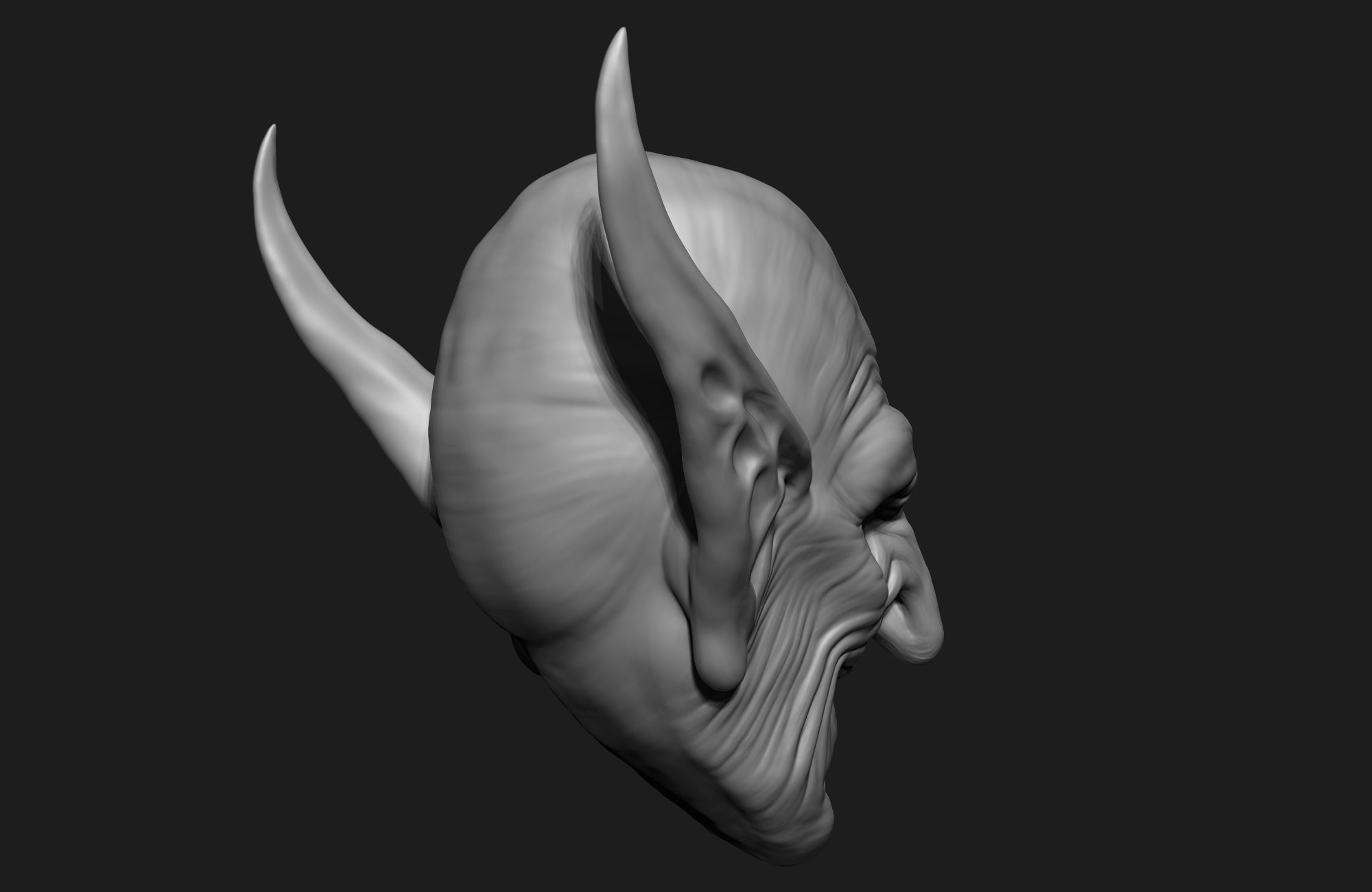 orc head 3d model 3D model_4