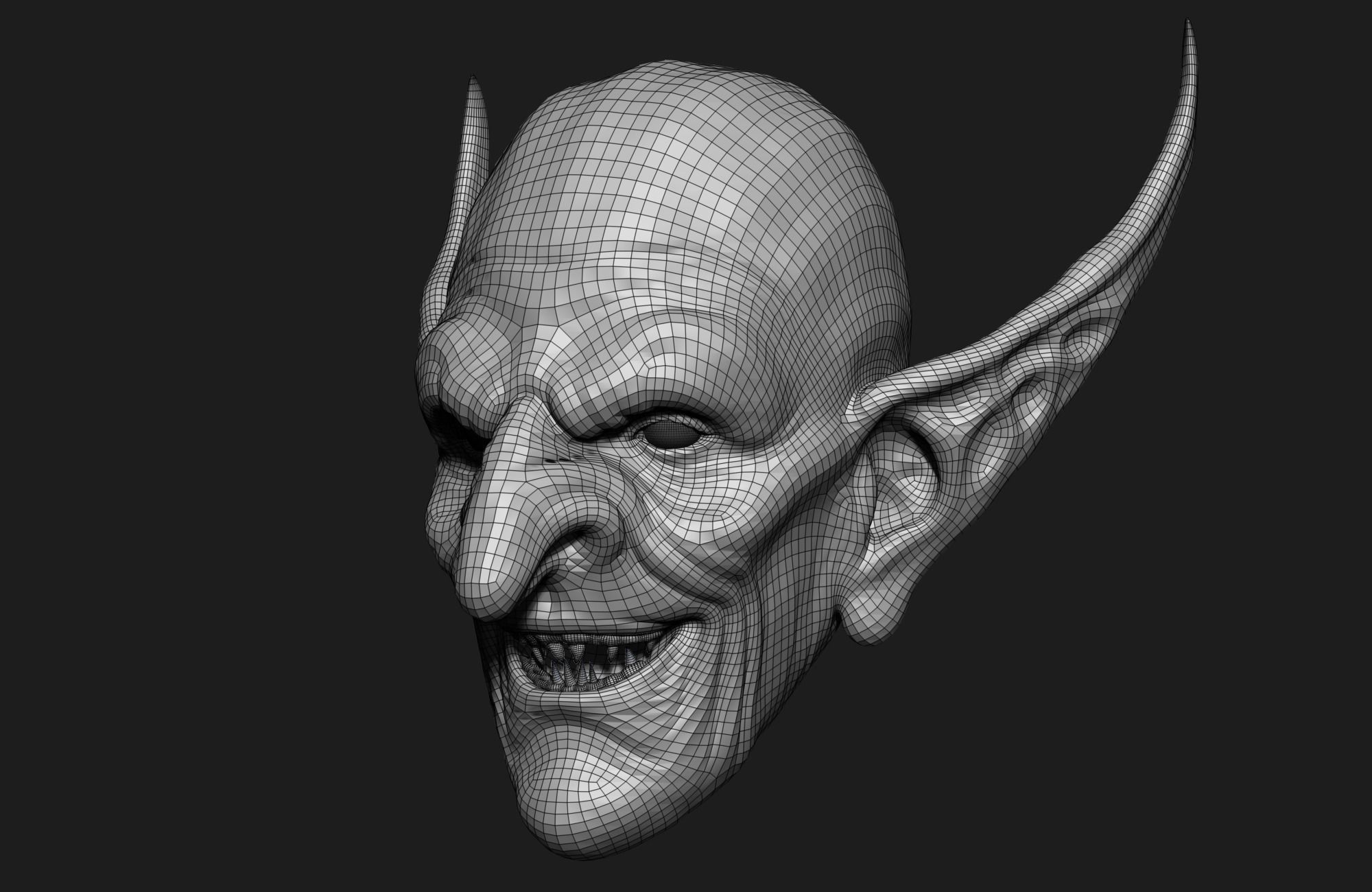 orc head 3d model 3D model_6