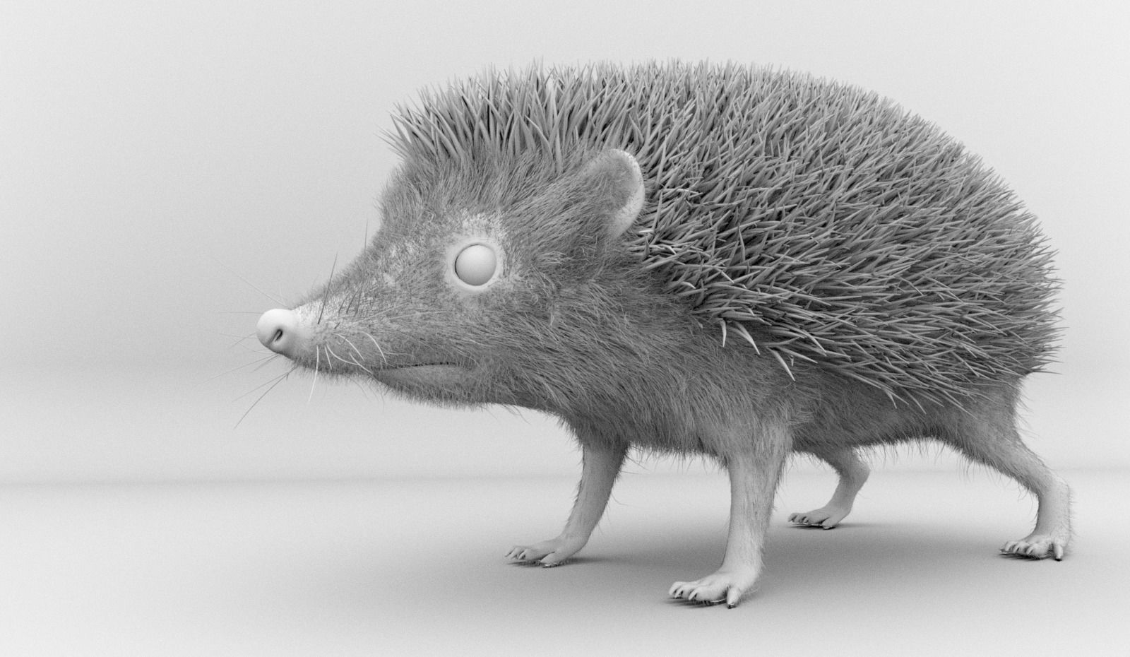 Hedgehog 3D model_8
