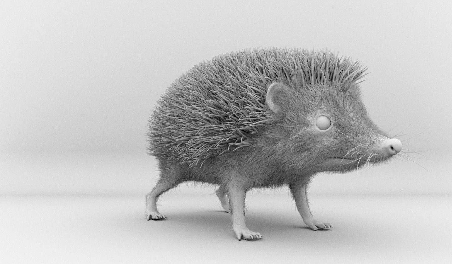 Hedgehog 3D model_7