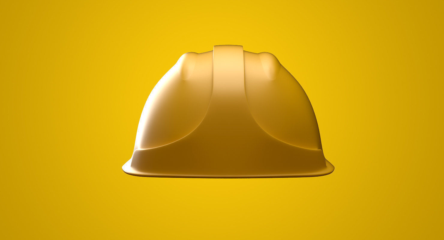 worker helmet 3D model_1