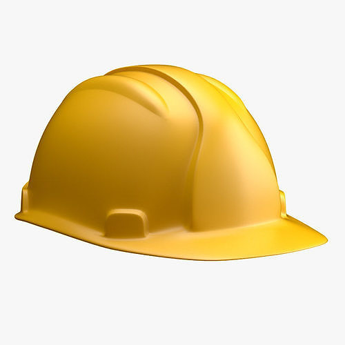 worker helmet 3D model