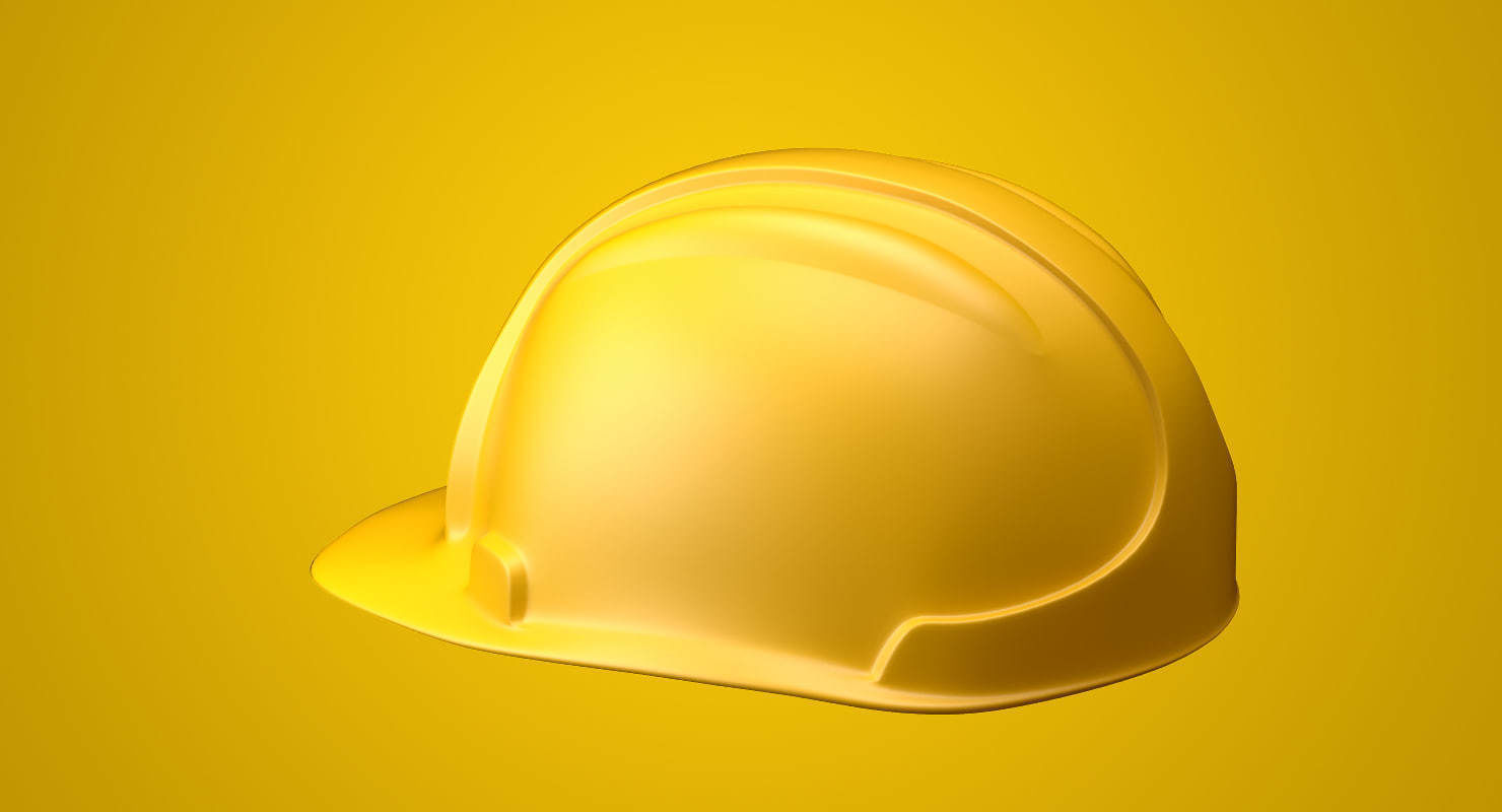worker helmet 3D model_4