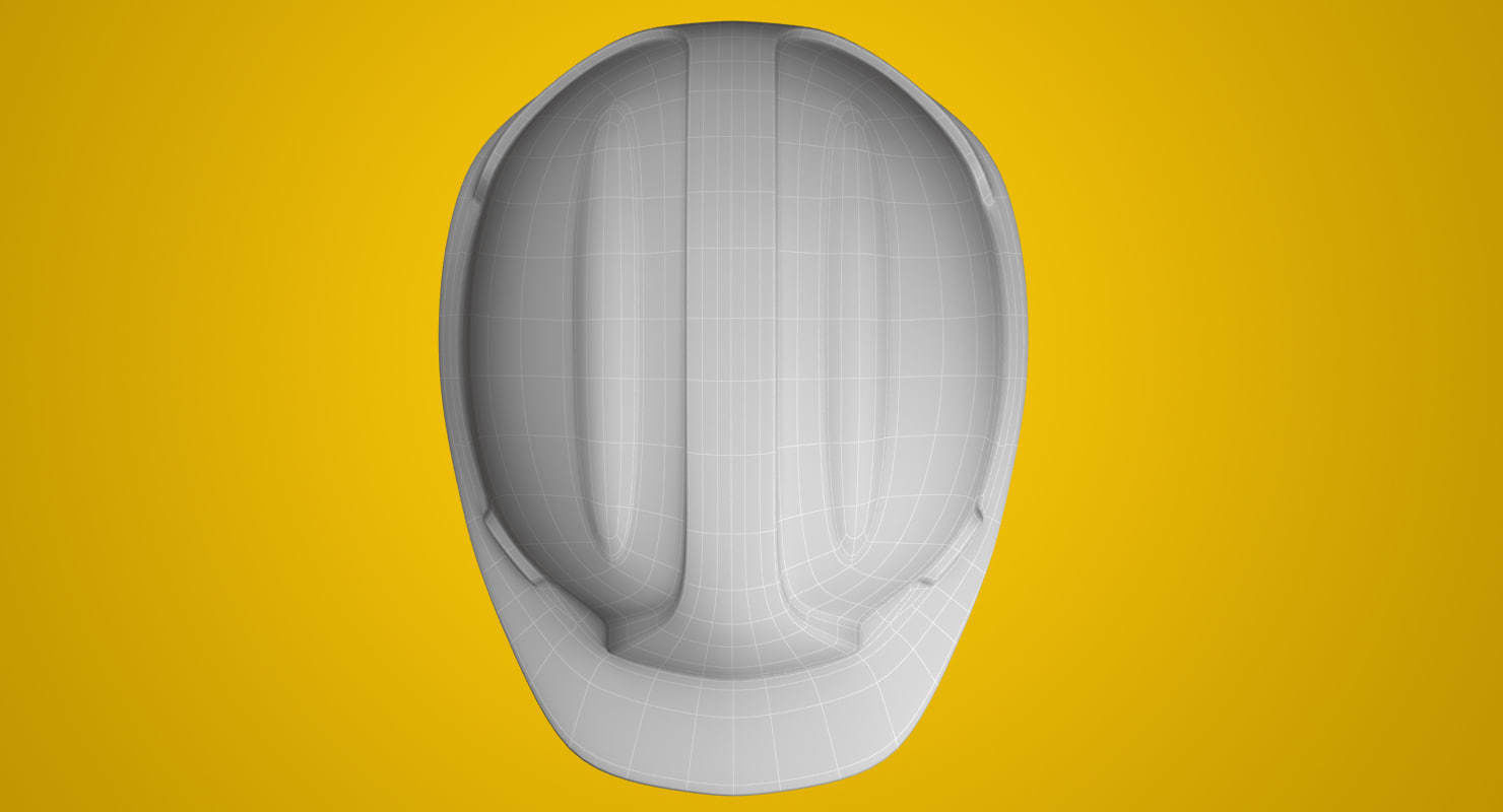 worker helmet 3D model_8