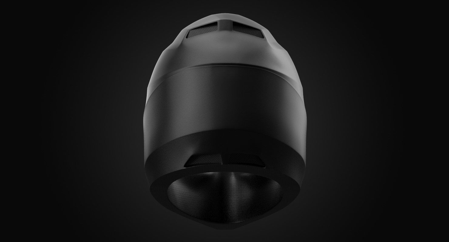 racing helmet 3D model_1