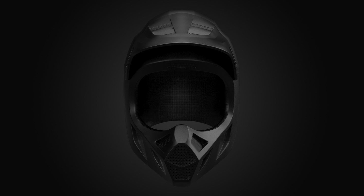 racing helmet 3D model_2