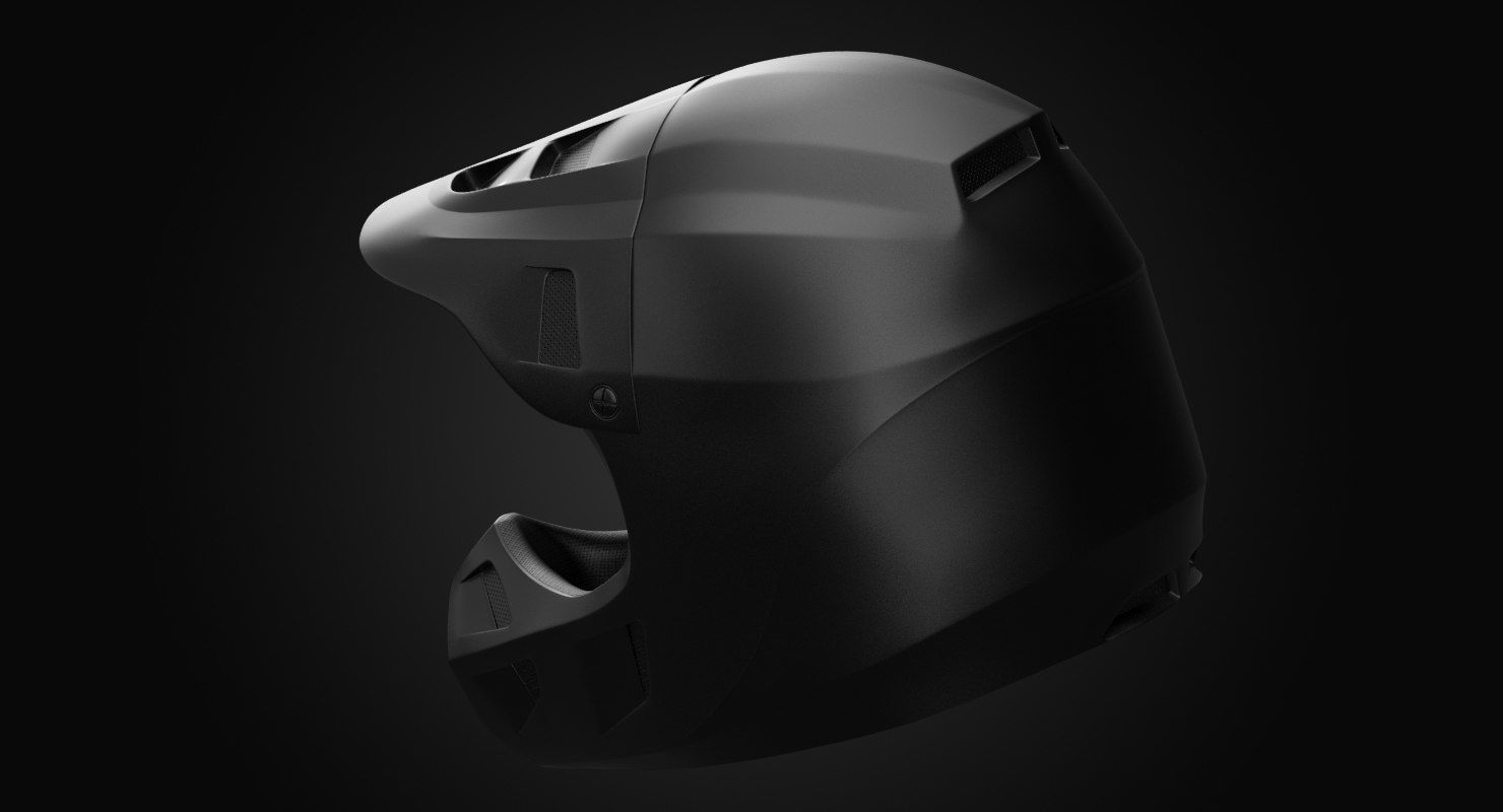 racing helmet 3D model_4