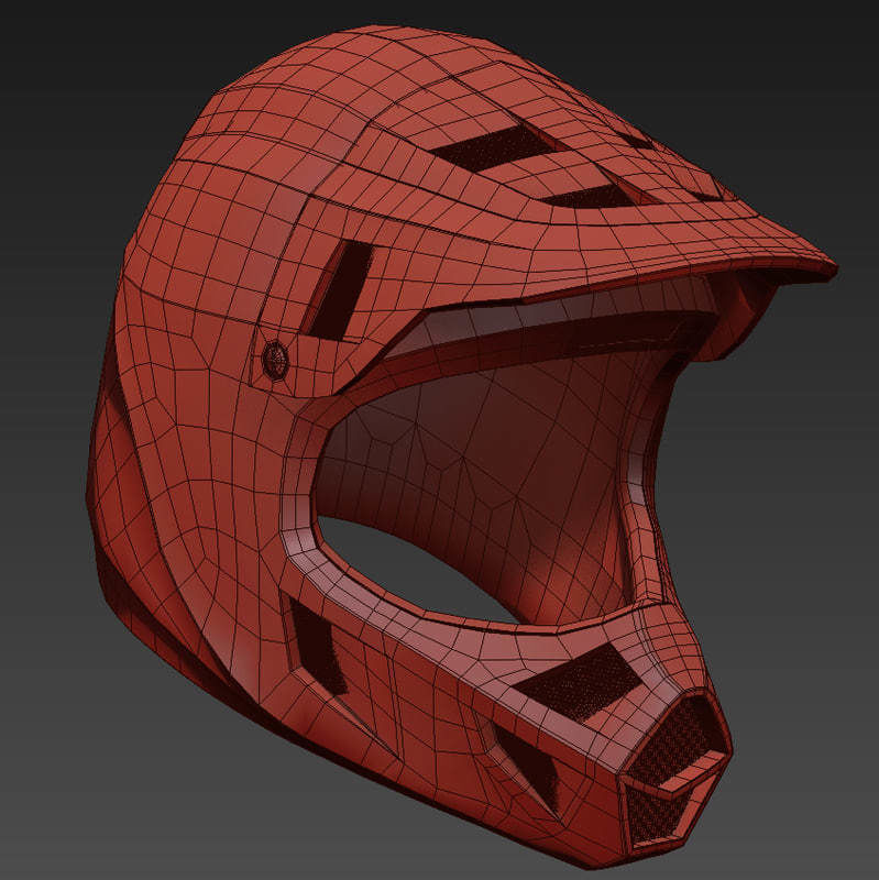 racing helmet 3D model_6