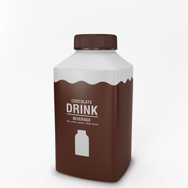 beverage package 3D model_2