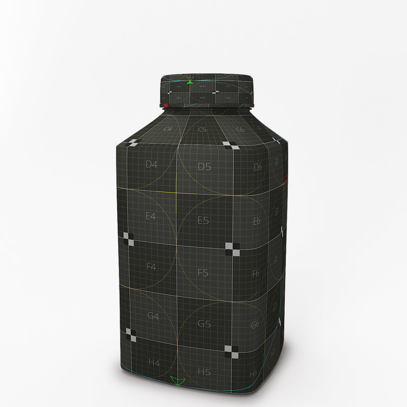 beverage package 3D model_5