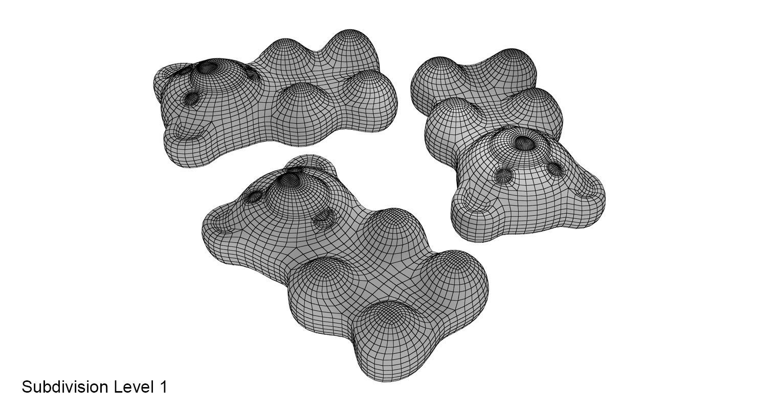 Gummy bear 3D model_15