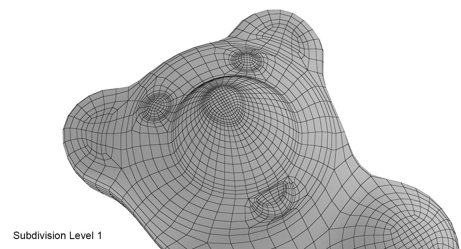 Gummy bear 3D model_19