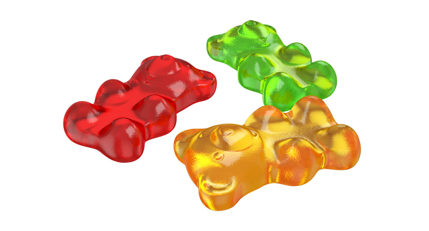 Gummy bear 3D model_2