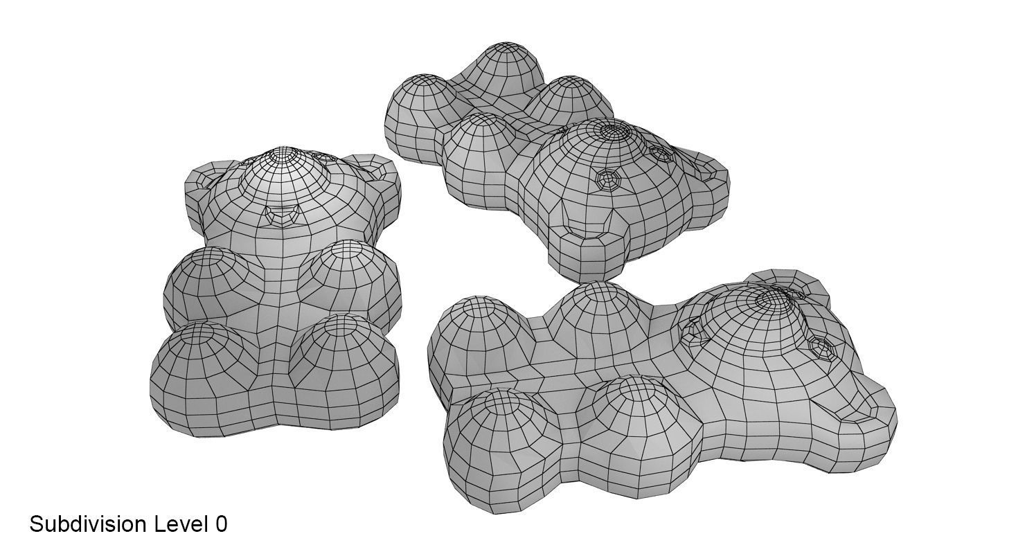 Gummy bear 3D model_10