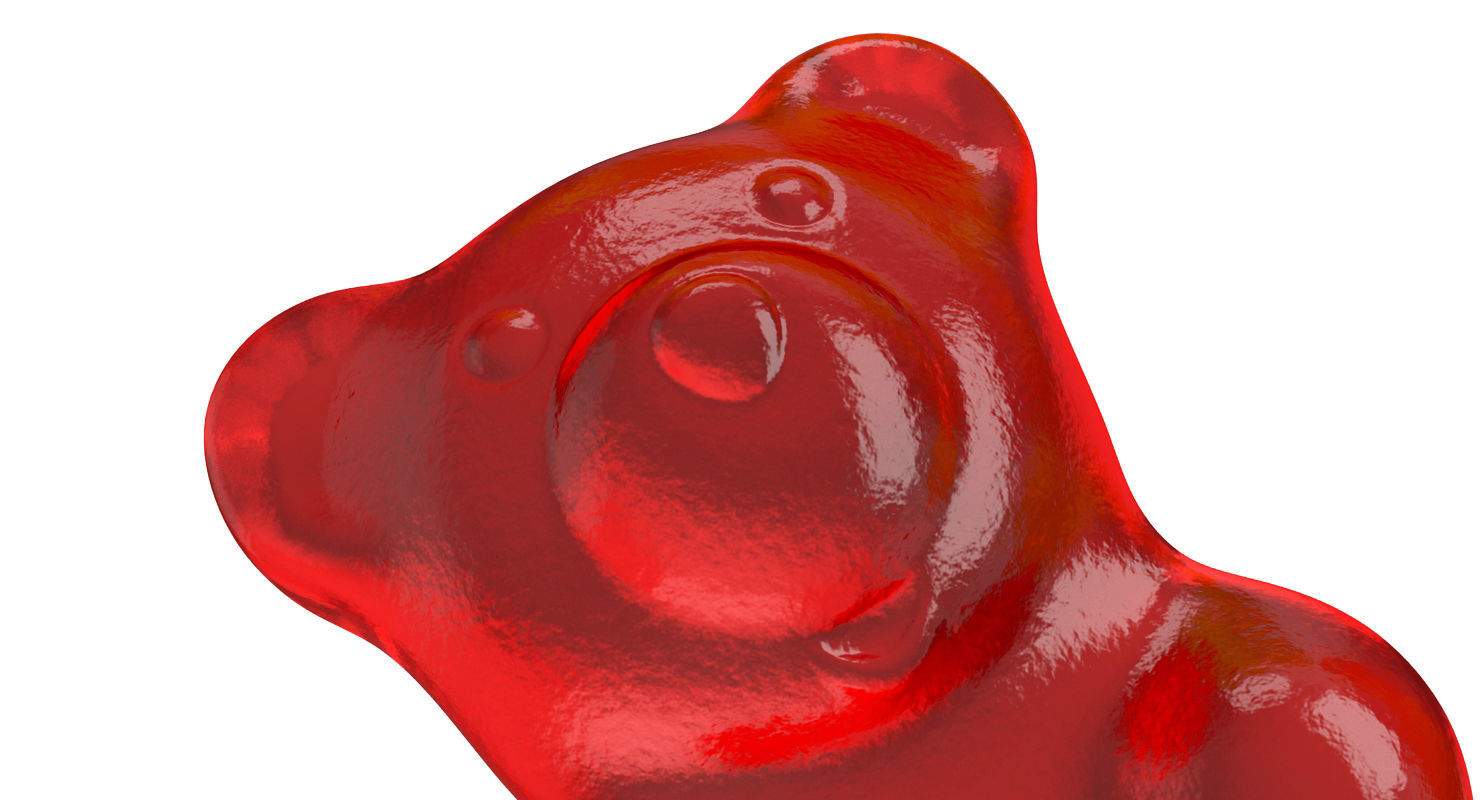 Gummy bear 3D model_5