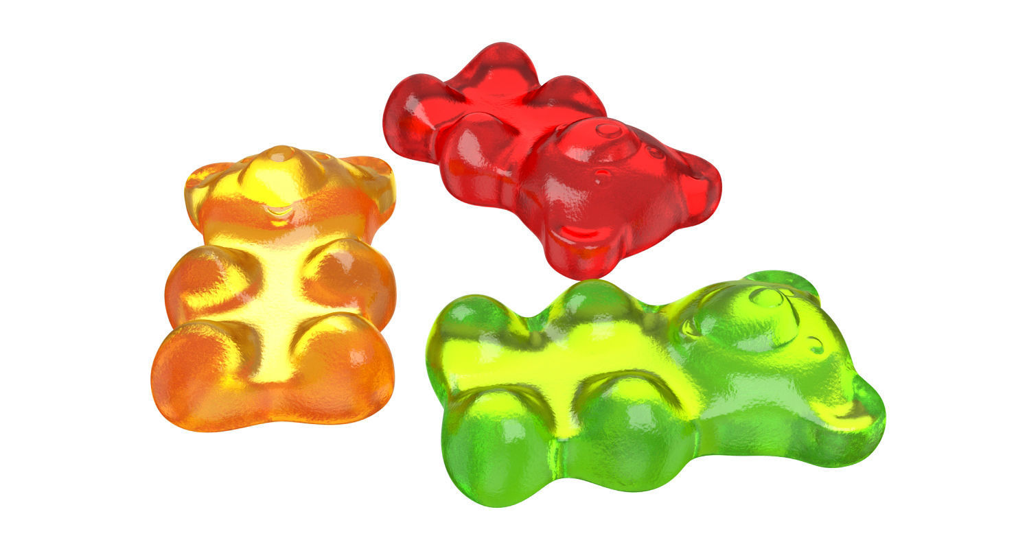 Gummy bear 3D model_3
