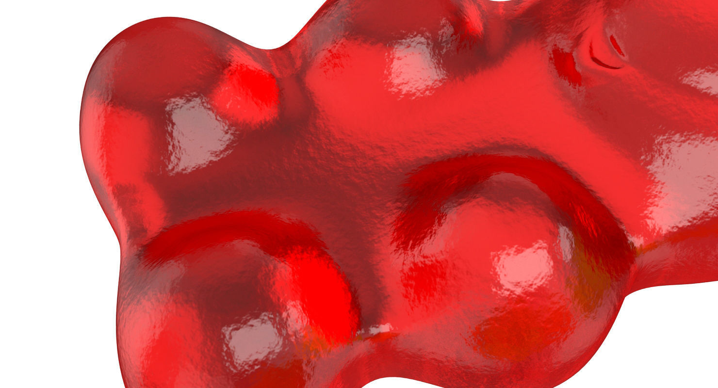 Gummy bear 3D model_6