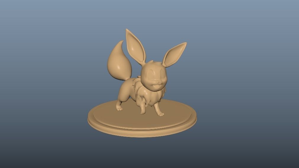 Eevee - Pokemon 3D print model_7