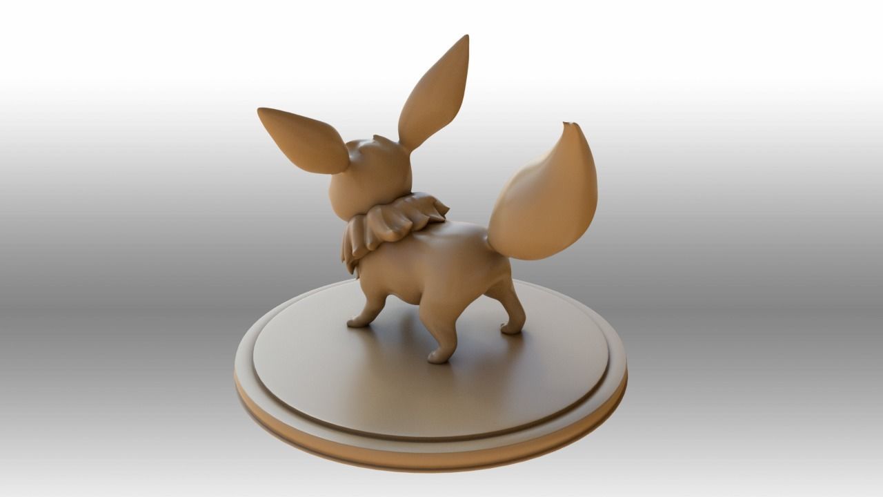 Eevee - Pokemon 3D print model_3