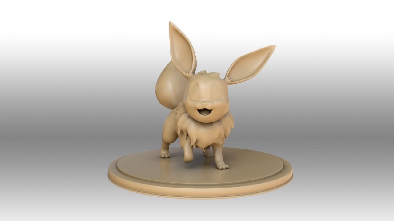 Eevee - Pokemon 3D print model_5