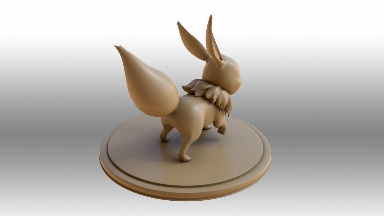 Eevee - Pokemon 3D print model_2