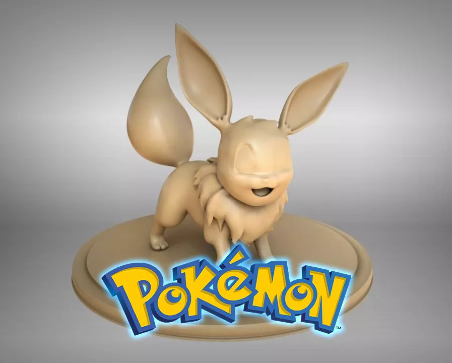 Eevee - Pokemon 3D print model_0