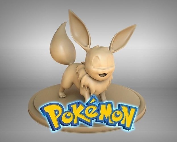 Eevee - Pokemon 3D print model