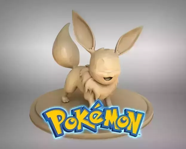 Eevee - Pokemon 3D print model