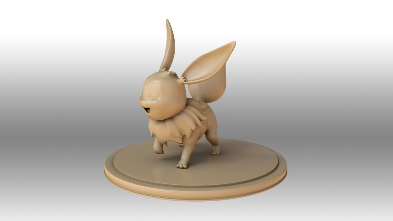 Eevee - Pokemon 3D print model_4