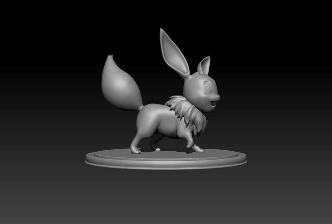 Eevee - Pokemon 3D print model_11