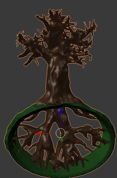 tree sculpture 3D print model_2